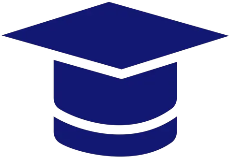 Graduation Cap Icon Blue Chapéu De Formatura Azul Png Blue Graduation Cap Png