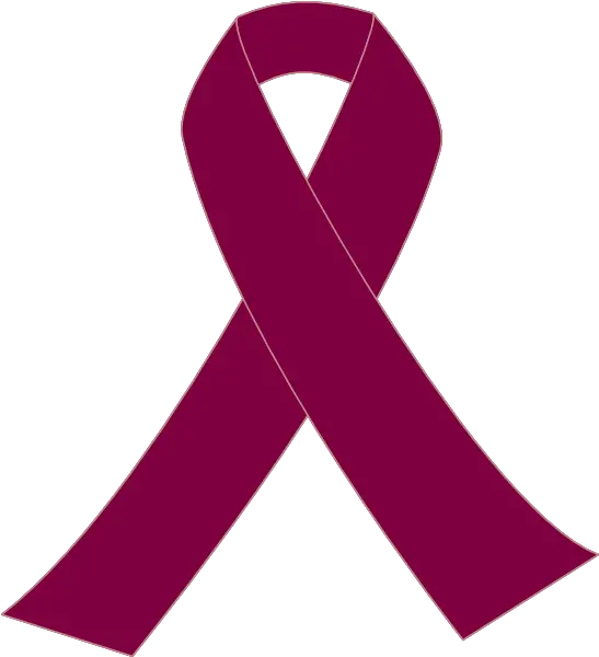 Burgundy Cancer Ribbon Png Black Badge For Protest Cancer Ribbon Transparent Background