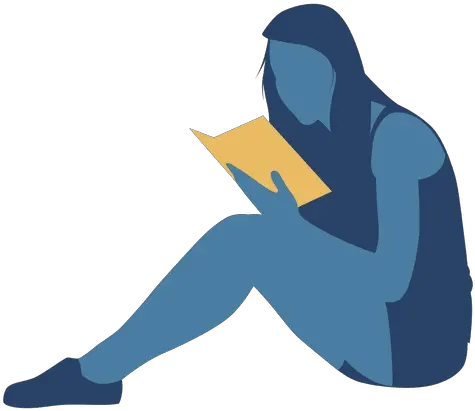 Png Woman Reading Book Floor Silhouette Woman Reading Book Silhouette Png Book Silhouette Png