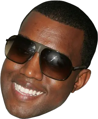 Or Kanye Wants To See His Face As It Kanye West Without Beard Png Kanye Face Png