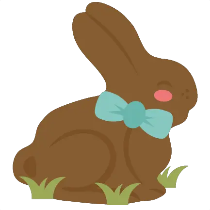 Chocolate Bunny Svg Cutting Easter Chocolate Bunny Clipart Png Chocolate Bunny Png