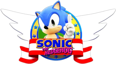 Sonic 1 Logo Classic Sonic The Hedgehog Logo Png Sonic 1 Logo