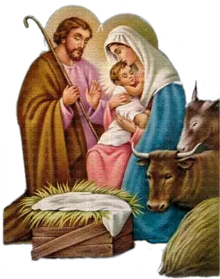 Christmas Crib Paintinglounge Holy Family Picmix Christmas Crib Images Png Crib Png