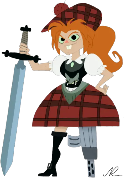 Download Hd Female Samurai Jack Samurai Jack Female Scotsman Png Samurai Jack Png