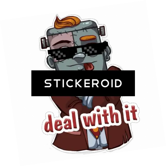 Download Deal With It Pixel Glasses Deal With It Sticker Telegram Png Thug Life Glasses Transparent Background