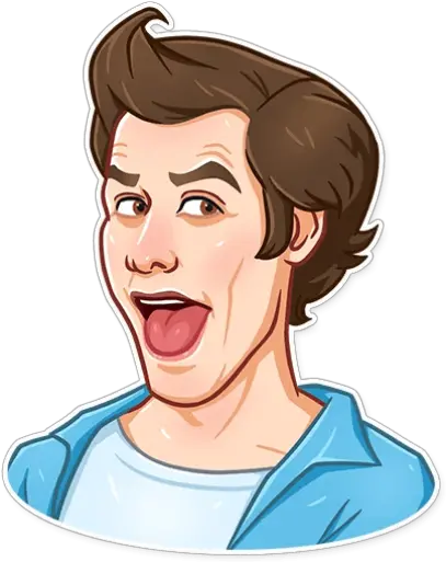 Sticker Maker Jim Carrey Jim Carrey Stickers Png Jim Carrey Png