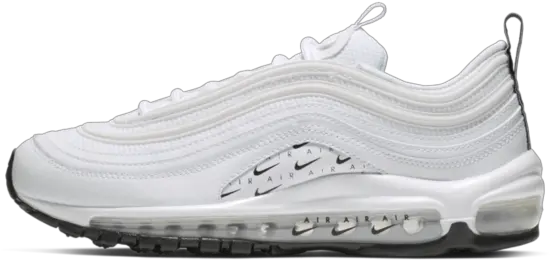 Nike Air Max 97 Lx U0027just Do Itu0027 Ar7621 100 Sneakerjagers Nike 97 Just Do It White Png Just Do It Transparent