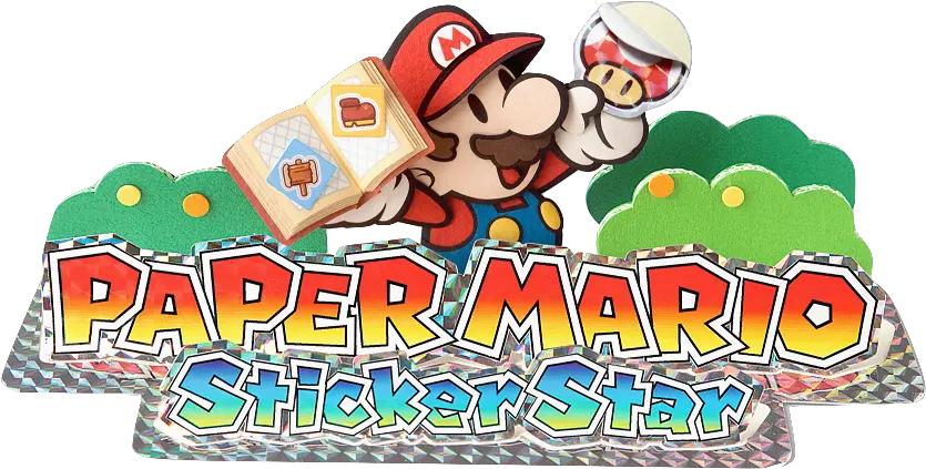 Itu0027s All About The Stickers U2013 Paper Mario Sticker Star Paper Mario Sticker Star Para 3ds Png Paper Mario Logo