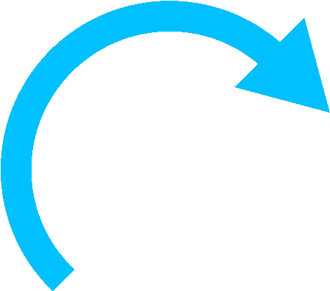 Rotate Rotation Blue Arrow Logo Icon Png Skypng Rotation Arrow Png Curve Arrow Icon