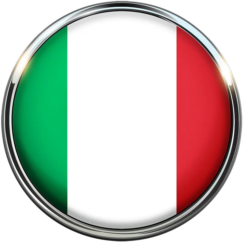 Italy Country Nation Flag Countries Bandera Italia En Circulo Png Nation Flag Icon