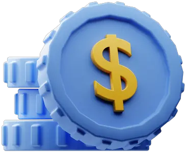 Dollar Coin Stack 3d Illustrations Designs Images Vectors Solid Png Stacks Of Money Icon