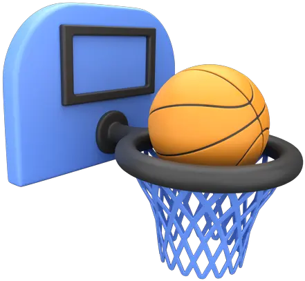 Premium Basket Ball 3d Illustration Download In Png Obj Or Basketball Rim Basketball Icon Vector