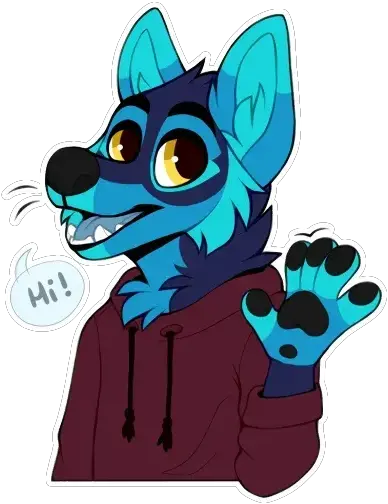 Wolf 2 Sticker Pack Stickers Cloud Fictional Character Png Furaffinity Icon Without Name