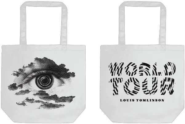 Louis Tomlinson Uk Official Merch U2013 Louis Tomlinson World Tour Eye Png Google Play Store White Shopping Bag Icon