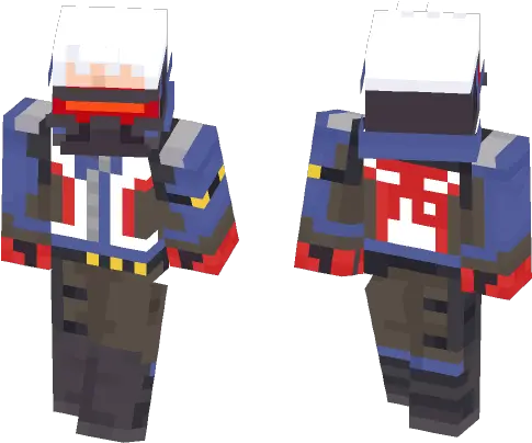 76 Minecraft Skin Minecraft Youtube Skin Png Soldier 76 Png