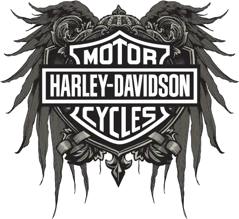 Printed Vinyl Harley Davidson Cycles Emblem Stickers Factory Harley Davidson Vinyl Sticker Png Harley Davidson Wings Logo