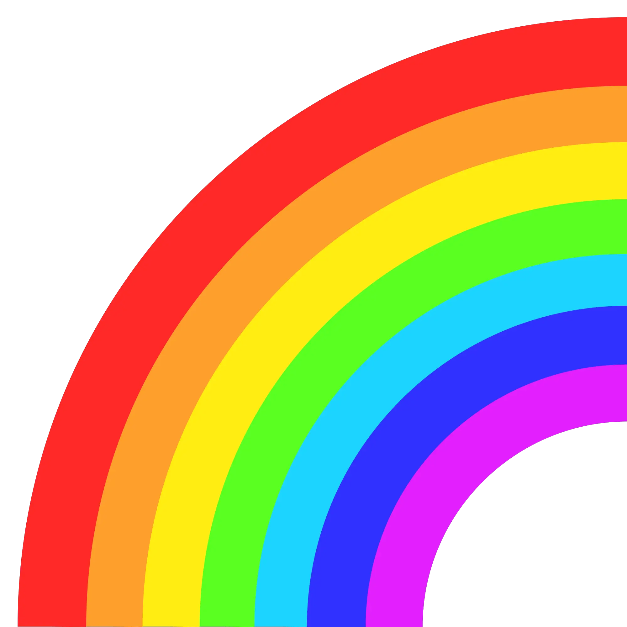 Half Rainbow Png