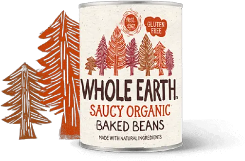 Whole Earth Saucy Organic Baked Beans Fifi Friendly Whole Earth Organic Baked Beans 400g Png Baked Beans Png