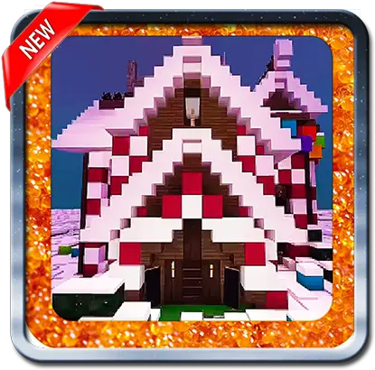 Gingerbread House Mcpe Map Apk 10 Download Apk Latest Version Art Png Gingerbread House Icon