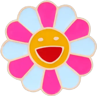 Us 108 45 Offrainbow Flower Brooches Cute Japanese Smiling Sunflower Enamel Pins Badge Denim Jackets Backpack Button Icon For Women Dot Png Sunflower Icon