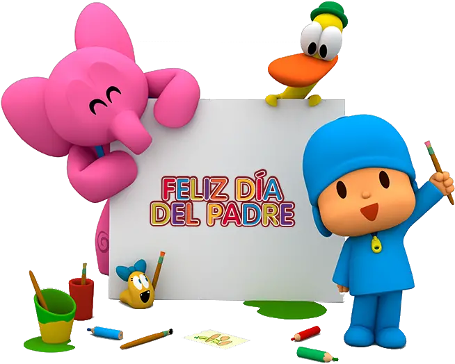 Celebra El Día Del Padre Con Lindos Pocoyo Birthday Invitation Template Free Png Feliz Dia Del Padre Png