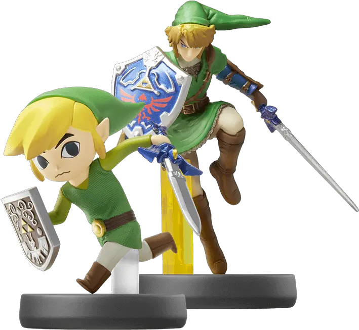 Twilight Princess Link Png Link U0026 Toon Link Super Smash Super Smash Bros Link Amiibo Toon Link Png