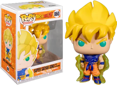 Dragon Ball Z Super Saiyan Goku First Appearance 860 Pop Vinyl Ebay Funko Pop Goku 860 Png Piccolo Dbz Icon