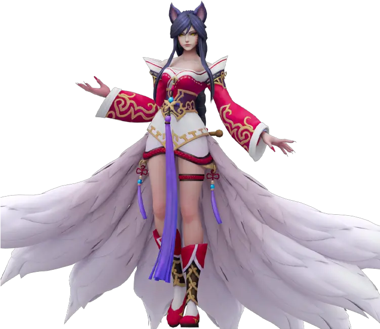 Mobile League Of Legends Wild Rift Ahri The Models Ahri Wild Rift Model Png League Of Legends Ahri Icon