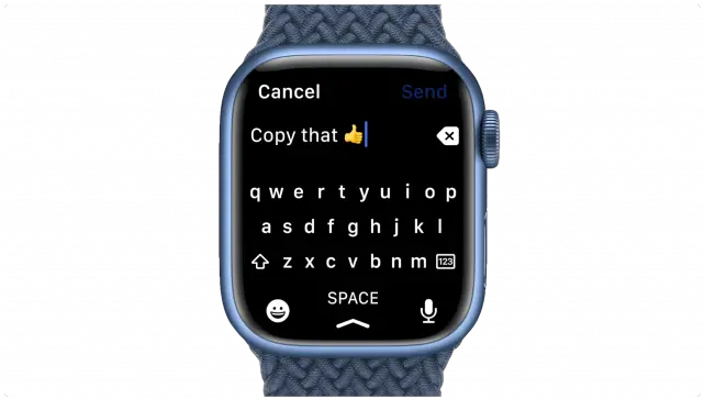 How To Setup Tweak And Use Your New Apple Watch How To Apple Watch Series 7 Keyboard Png Tap I Icon On Apple Watch