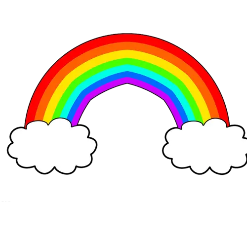 Blue Rainbow Png