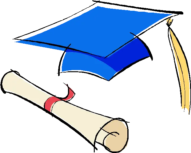 Blue Graduation Cap And Diploma Blue Graduation Cap Clipart Png Blue Graduation Cap Png