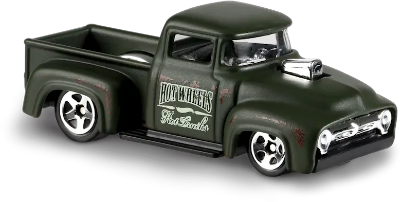 Custom U002756 Ford Truck In Green Hw Hot Trucks Car Collector C4982 Hot Wheels Custom 56 Ford Truck Png Ford Truck Png