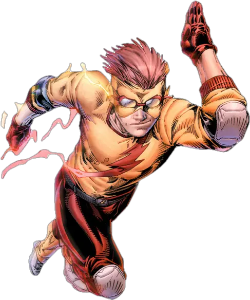 Kid Flash Bart Allen Transparent Png Kid Flash Comic Png Kid Flash Png