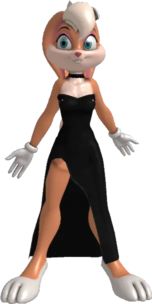 Download Hd Lola Bunny Black Dress Stuffed Toy Lola Bunny Black Dress Png Black Dress Png