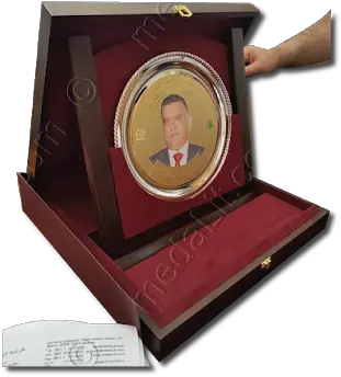 Absi Platter Awards Absi Co Medalitcom Awards Picture Frame Png Gold Plaque Png