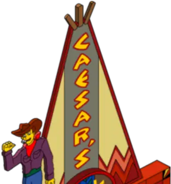 Pow Wowu0027s Casino Sign The Simpsons Tapped Out Wiki Fandom Cartoon Png Pow Png