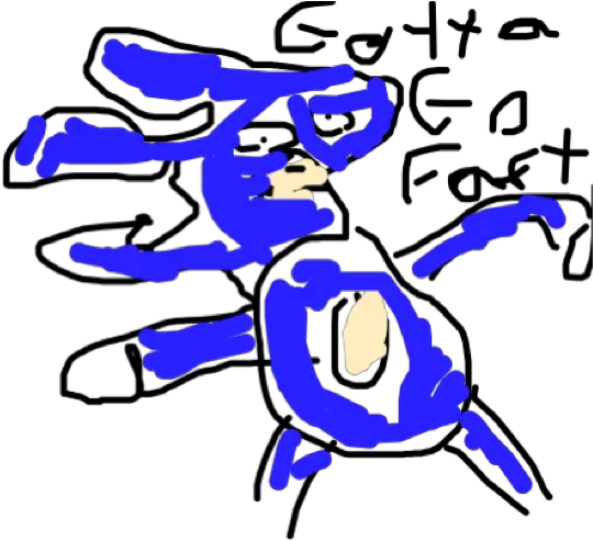 Sanic Has Gotta Go Fast Layer Clip Art Png Sanic Png