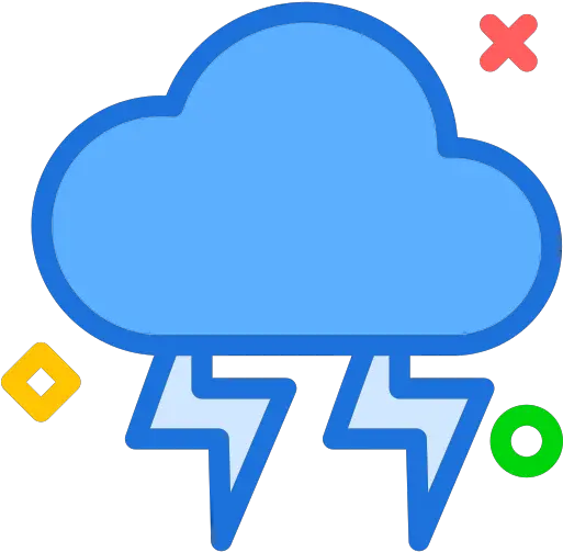 Thunder Rain Png Icon Png Repo Free Png Icons Icon Thunder Cloud Png