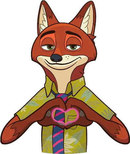 Vk Sticker 13 From Collection Nick Wilde Download For Free Png