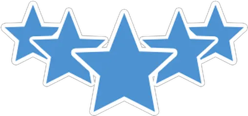 Good Uber Rating Transparent Background Blue Star Png Blue 5 Stars With Transparent Background Uber Png