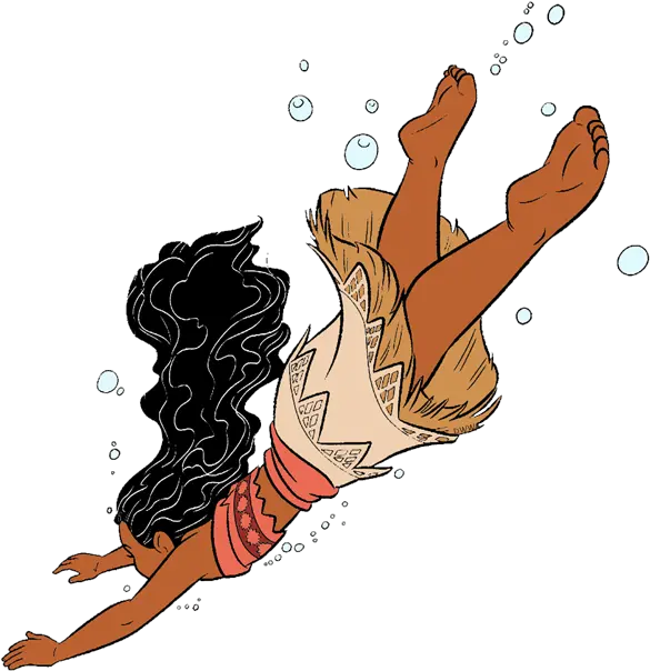 Moana Clip Art Moana Swimming Clipart Png Moana Characters Png