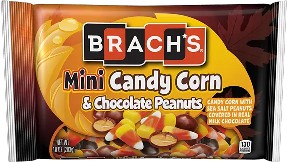 Mini Candy Corn And Sea Salt Chocolate Peanuts Brachu0027s Candy Corn And Peanuts Png Candy Corn Transparent