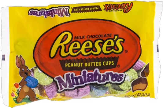 Reeseu0027s Peanut Butter Cup Miniatures Holiday Value Bag 185oz Candy Png Reeses Peanut Butter Cups Logo