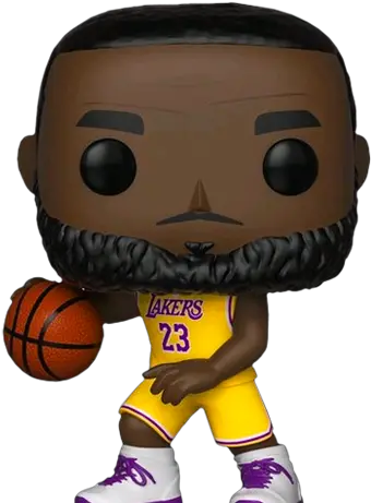 Pop Vinyl Nba Lebron James Yellow Lebron James Funko Pop Png Lebron Face Png