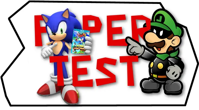 Sonic Lost World Super Paper Mario Mr Png Sonic Lost World Logo