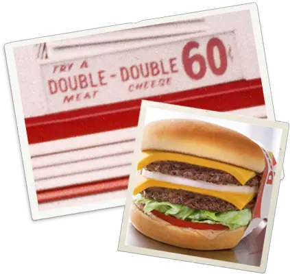 Double Animal Style Innout Burger Historical Events Cheeseburger Png In N Out Png