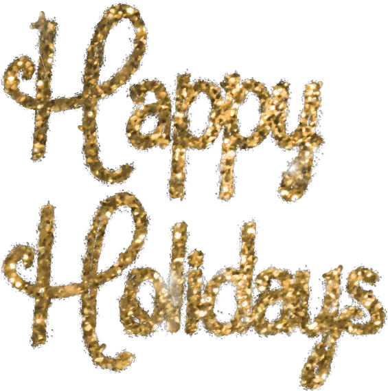 Holidays Happy Holidays Glitter Png Happy Holidays Png