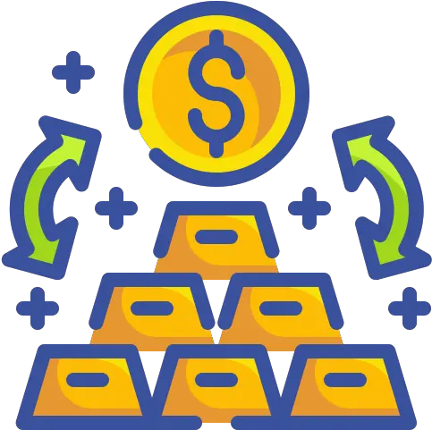 Gold Icon Coin Exchange Money Business Motion Graphics Icon Png Gold Coin Icon Png