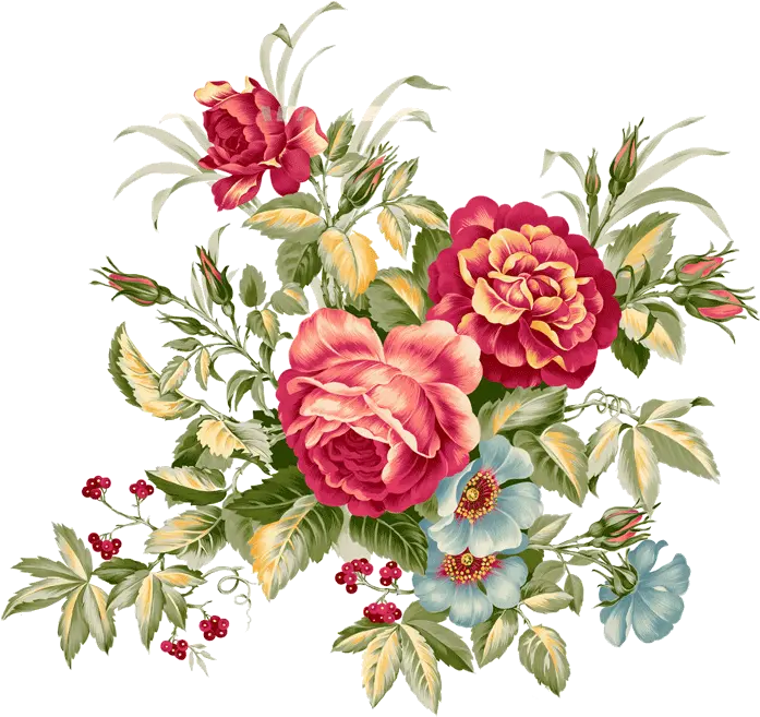 Download Flowers Clipart Vintage Png Image With No Flower Clip Art Vintage Flowers Clipart Transparent