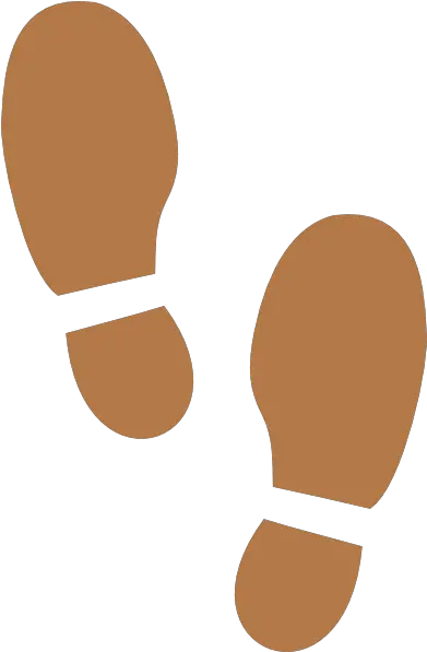 Shoe Print Tan Large Clip Art Brown Shoe Print Clipart Png Foot Prints Png